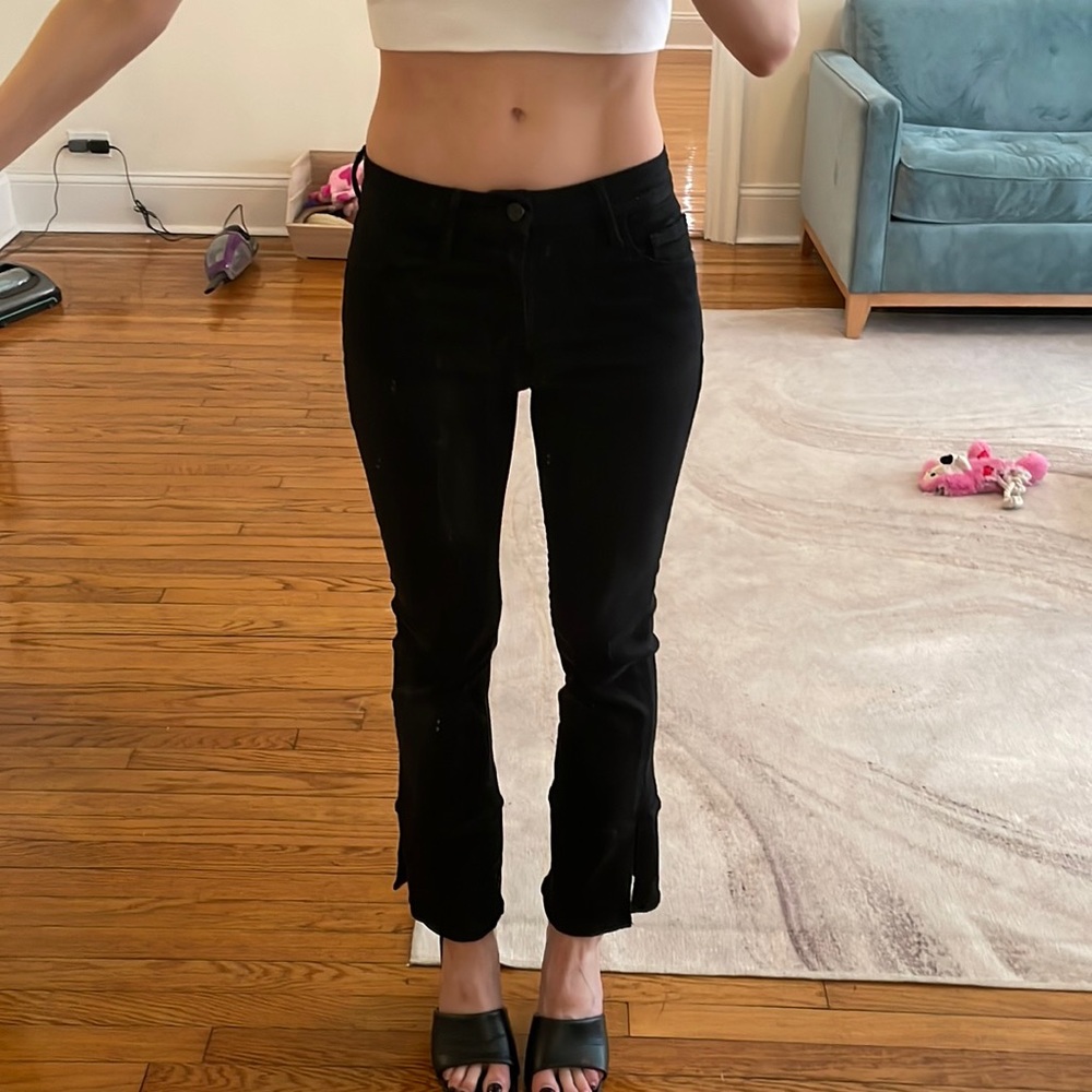 Mid Rise Frame Jeans - Picture 6 of 8